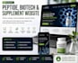 build a professional peptide fda compliants , biotech and supplement website