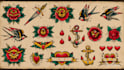 do traditional old school tattoo design