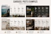 design scroll stopping instagram and facebook carousel posts