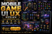 design professional game UI hud UX mobile and PC game interface