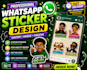 create custom animated whatsapp stickers