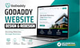 design godaddy website, redesign godaddy website expert