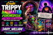create trippy animated psychedelic lyric and music videos