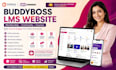 build wordpress lms website with learndash, buddyboss tutor lms pro, masterstudy