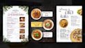 design animated or static digital menu, TV menu or menu board for restaurants