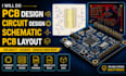 do pcb design, circuit desugn, schematic and pcb layout