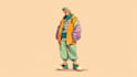 design 2d cartoon character