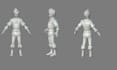 do game ready 3d low poly characters, assets, rigging, animations and animation