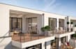 residential building concept visualization,complex apartment 3d elevation render