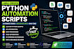 create custom python automation scripts for your business