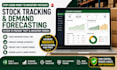 build a stock control, demand forecasting spreadsheet for inventory accuracy