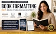 do book formatting, kdp book publishing, paper back, kindle ebook formatting