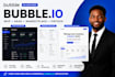 develop bubble io saas mvp web app mobile app fintech banking and wallet app
