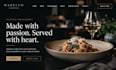 design squarespace restaurant website cafe website food business website