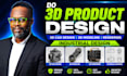 do 3d product design 3d cad design 3d modeling and rendering industrial design