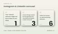 design engaging instagram and linkedin carousels with copy
