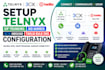 setup telnyx sip trunking did number 3cx inbound twilio bulk sms configuration