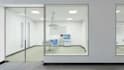 create futuristic transparent screen and smart glass 3d animation
