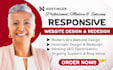 design or redesign wix website development, squarespace, wix, hostinger website