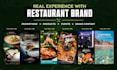 design instagram posts and social media content for restaurants