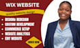 create wix website design,redesign wix website
