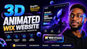design 3d interactive wix studio website redesign wix animated 3d website