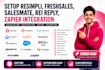 setup resimpli crm freshsales salesmate automation rei reply zapier integration