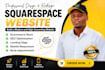 build squarespace website design, redesign squarespace website development, SEO