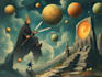draw a surrealist or fantasy illustration