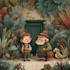 digitally paint colourful children book illustrations