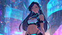 design anime character ,cyberpunk character