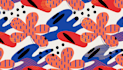 create seamless pattern design and textile print design