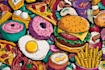 create amazing food pop art illustrations