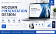 design modern professional powerpoint presentation slides