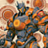 illustrate high quality futuristic mecha designs