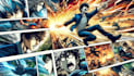 create engaging manga comic pages with backgrounds