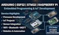 do arduino raspberry pi stm32 and esp32 embedded programming and iot projects
