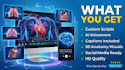 create medical anatomy videos with voiceover