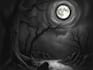 draw dark art illustration with engraving style