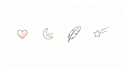 create a cute minimalistic line art tattoo design