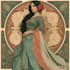 do illustrations in art nouveau style