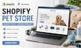 shopify pet store design zendrop setup winning products sourcing copy clone pets