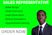 be your sales representative and appointment setter
