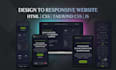 convert figma to responsive html tailwind css website