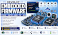develop embedded firmware for stm32 esp32 arm  pic and avr microcontrollers