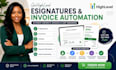 do gohighlevel esignature go highlevel invoices workflow ghl contract automation