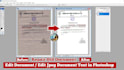 professionally edit or modify you pdf files in photoshop