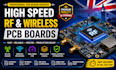design high speed rf and wireless pcb boards