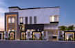 derive 3d building render from blueprint, modify house external for presentation