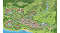 design a custom illustrated tourist or resort map in adobe illustrator